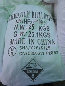 Ammonium Bifluoride แอมโมเนียม ไบฟลูออไรด์